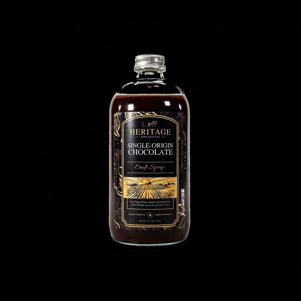 Heritage – Single-Origin Chocolate Syrup – 16 oz