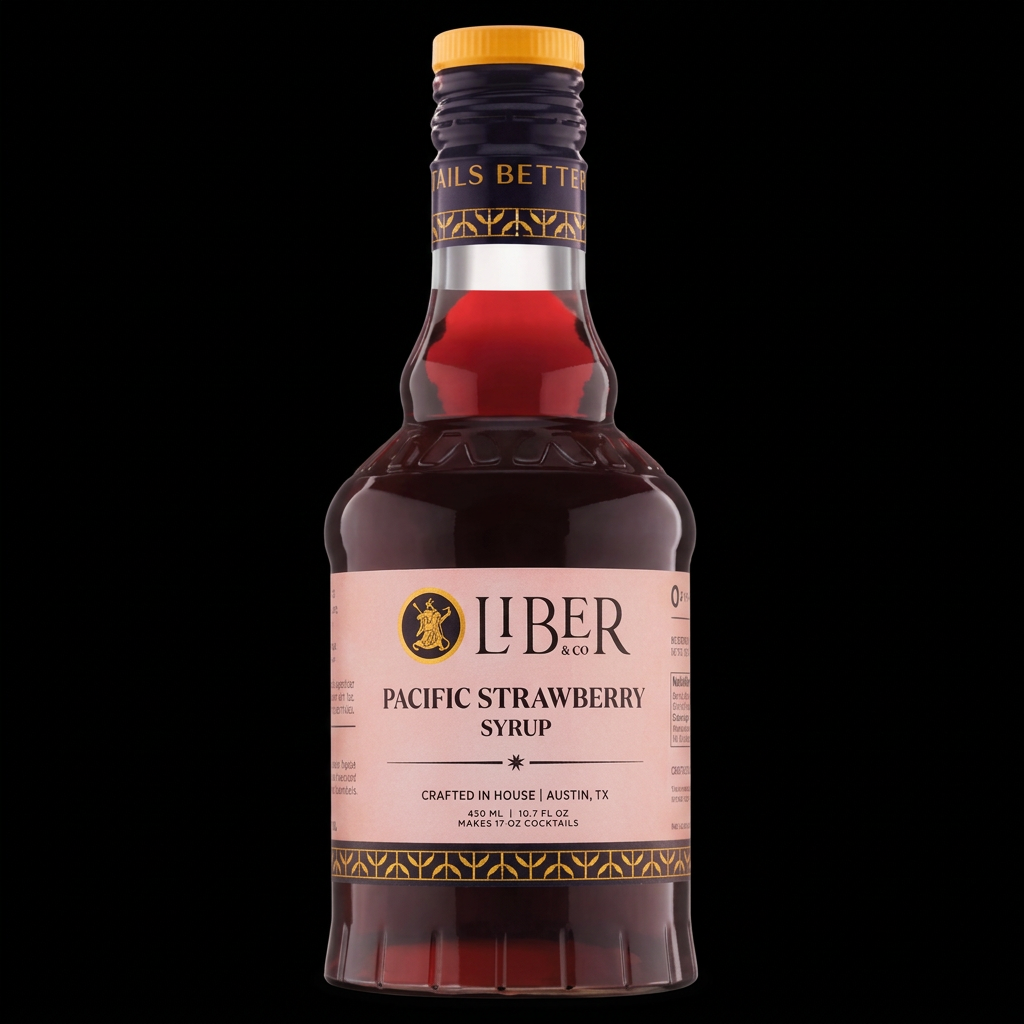 LIBER – Pacific Strawberry Syrup – 375 ml