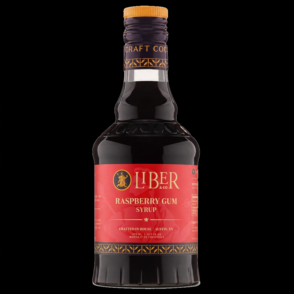 LIBER – Raspberry Gum Syrup – 375 ml