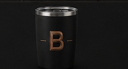 Bonded Tumbler — Minimal Mark