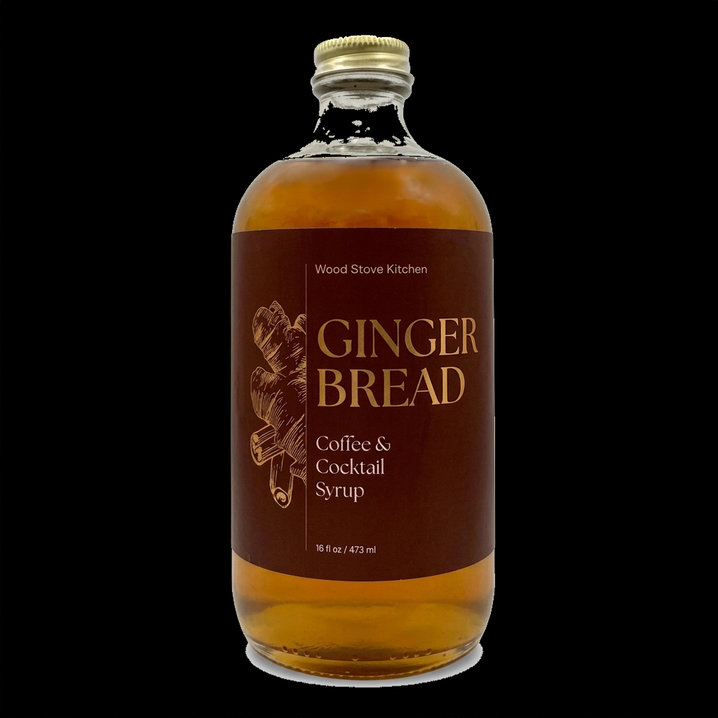 Wood Stove Kitchen – Gingerbread Syrup – 479 ml